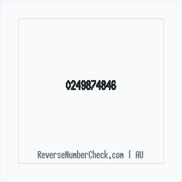 Phone number +61 (2) 4987-4846 image