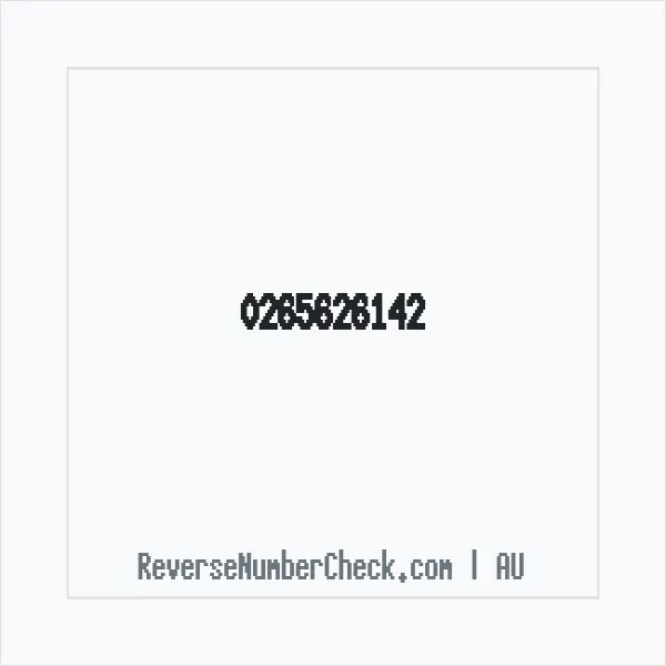 Phone number +61 (2) 6562-6142 image