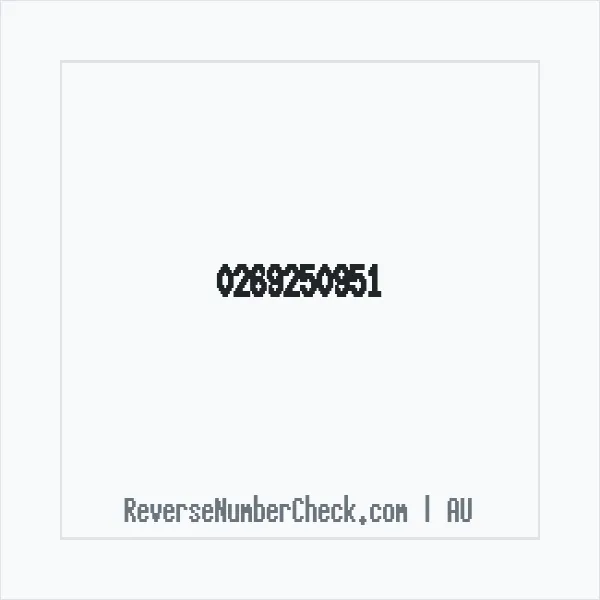 Phone number +61 (2) 6925-0951 image