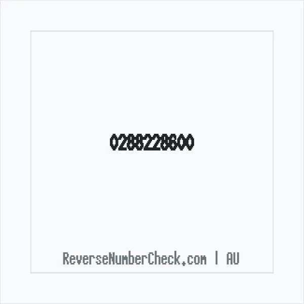 Phone number +61 (2) 8822-8600 image