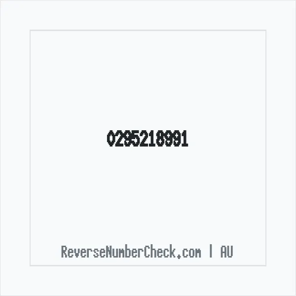 Phone number +61 (2) 9521-8991 image