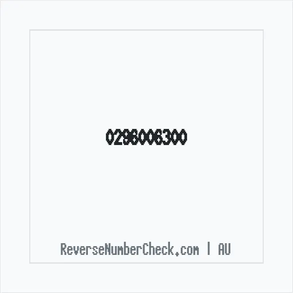 Phone number +61 (2) 9600-6300 image