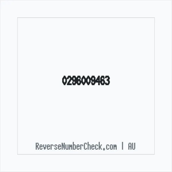 Phone number +61 (2) 9600-9463 image