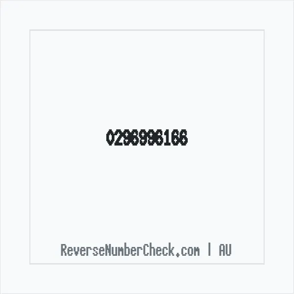 Phone number +61 (2) 9699-6166 image
