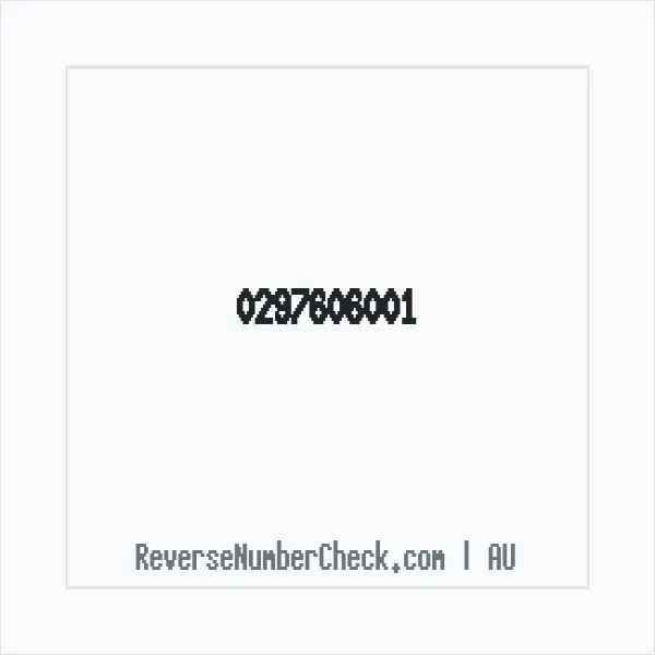 Phone number +61 (2) 9760-6001 image