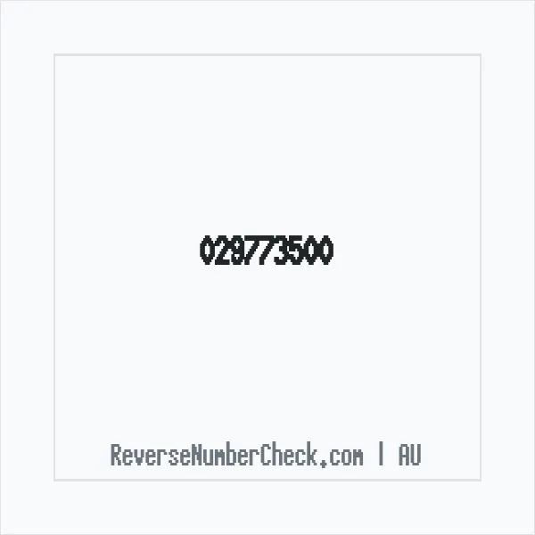 Phone number +61 (2) 9773-500 image
