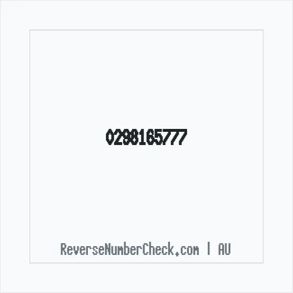 Phone number +61 (2) 9816-5777 image