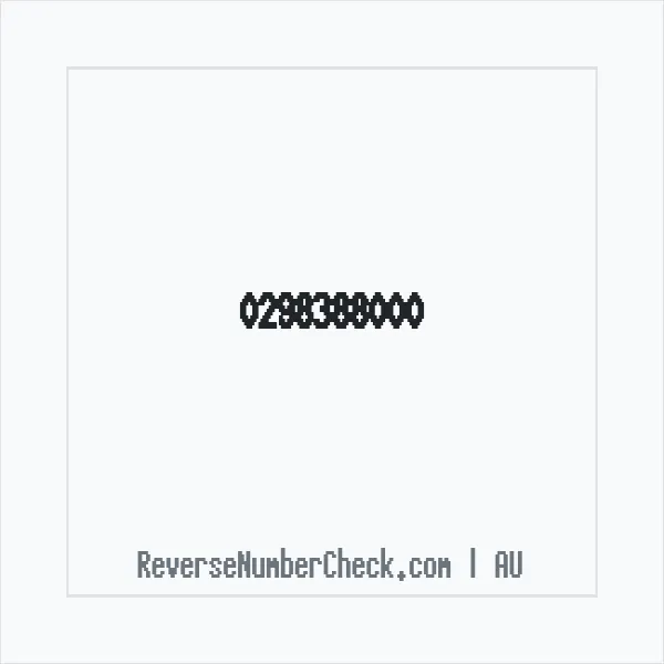 Phone number +61 (2) 9838-8000 image