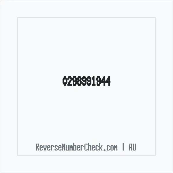 Phone number +61 (2) 9899-1944 image