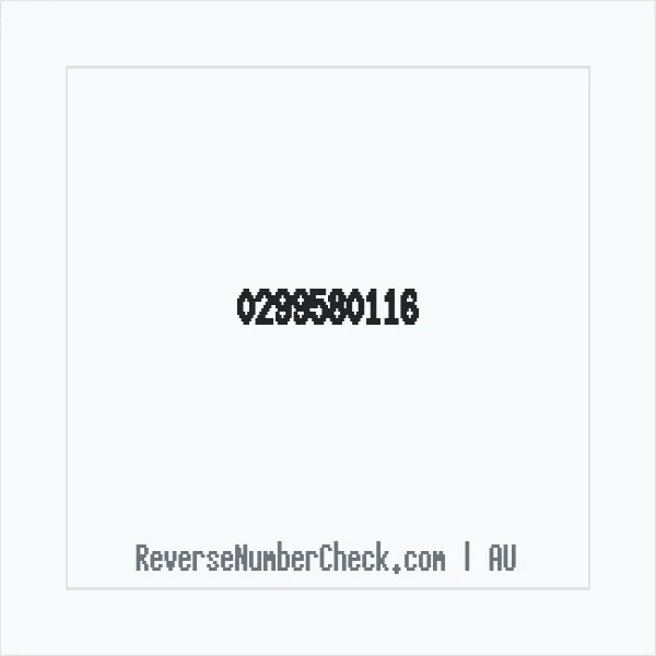 Phone number +61 (2) 9958-0116 image