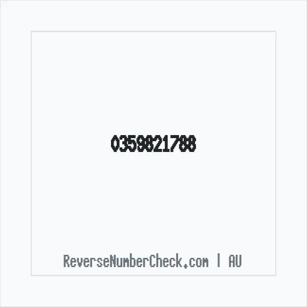 Phone number +61 (3) 5982-1788 image