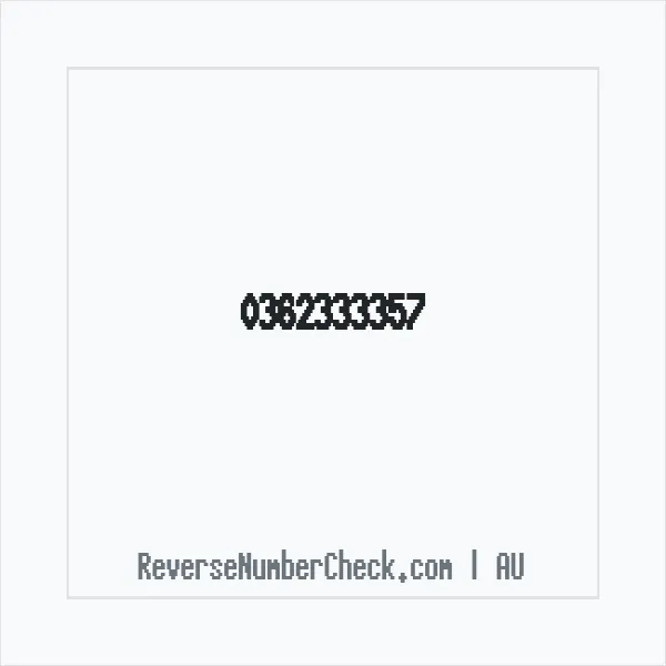 Phone number +61 (3) 6233-3357 image