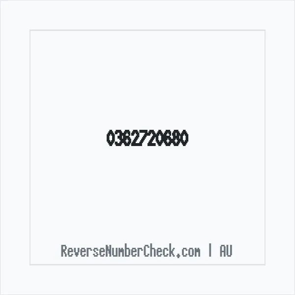 Phone number +61 (3) 6272-0680 image