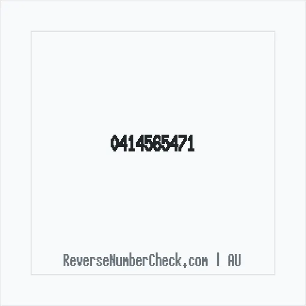 Phone number +61 (4) 1456-5471 image
