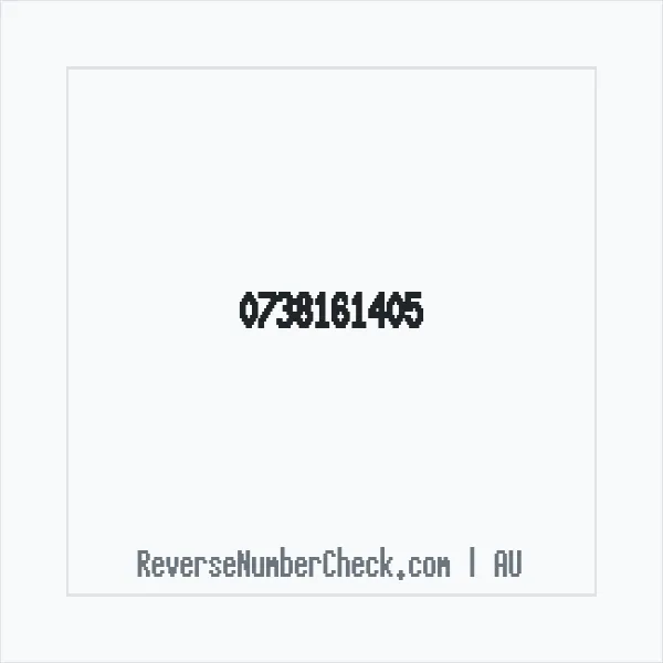Phone number +61 (7) 3816-1405 image