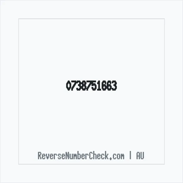 Phone number +61 (7) 3875-1663 image