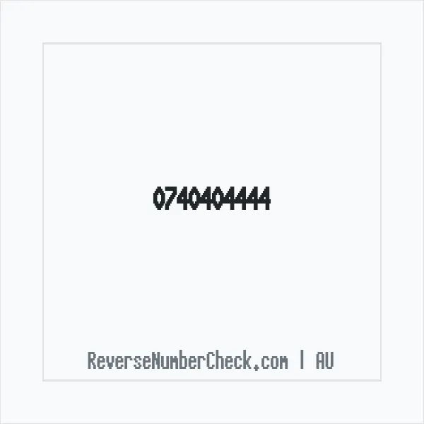 Phone number +61 (7) 4040-4444 image