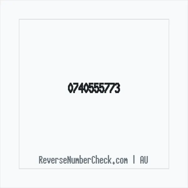 Phone number +61 (7) 4055-5773 image