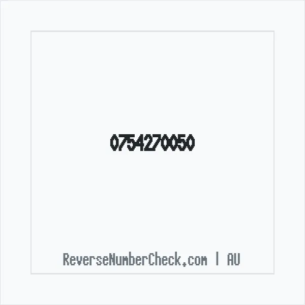 Phone number +61 (7) 5427-0050 image