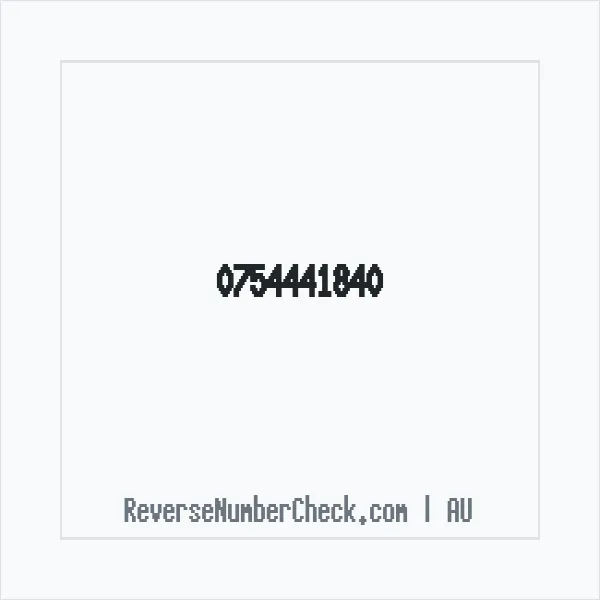 Phone number +61 (7) 5444-1840 image