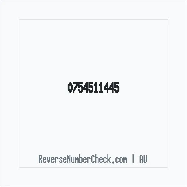 Phone number +61 (7) 5451-1445 image