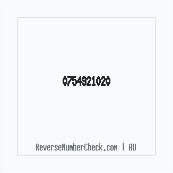 Phone number +61 (7) 5492-1020 image