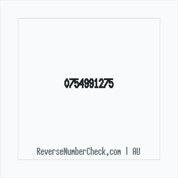 Phone number +61 (7) 5499-1275 image