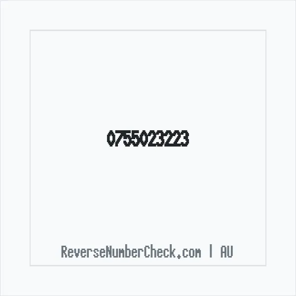 Phone number +61 (7) 5502-3223 image