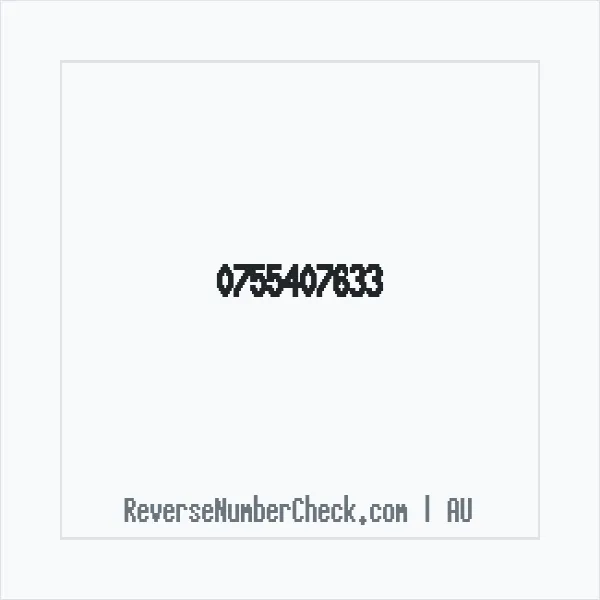 Phone number +61 (7) 5540-7633 image