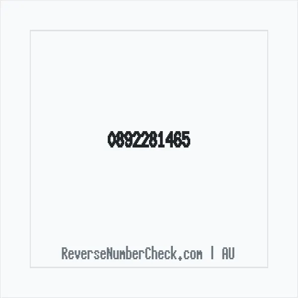 Phone number +61 (8) 9228-1465 image
