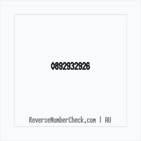 Phone number +61 (8) 9293-2926 image