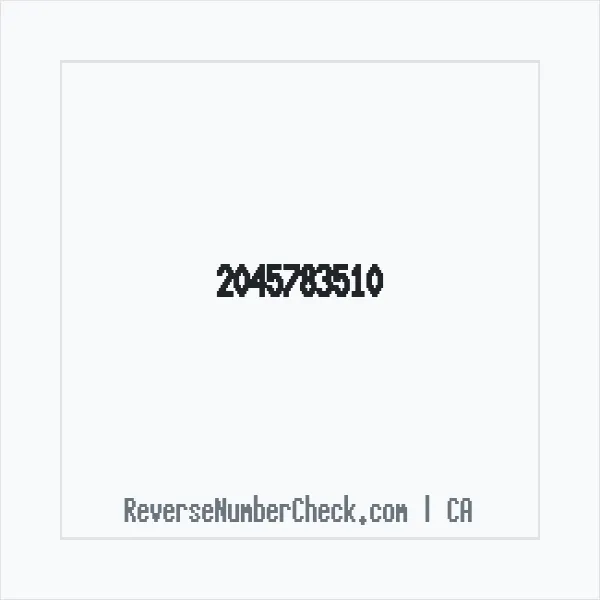 Phone number +1 (204) 578-3510 image