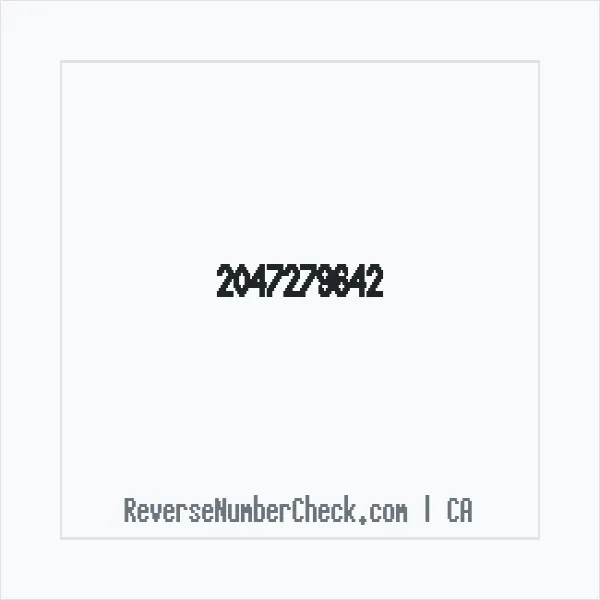 Phone number +1 (204) 727-9642 image