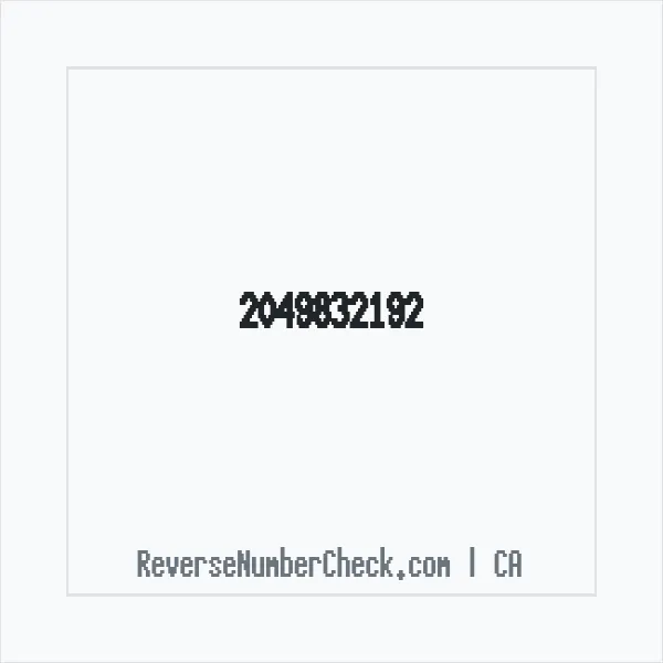 Phone number +1 (204) 983-2192 image