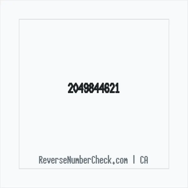 Phone number +1 (204) 984-4621 image