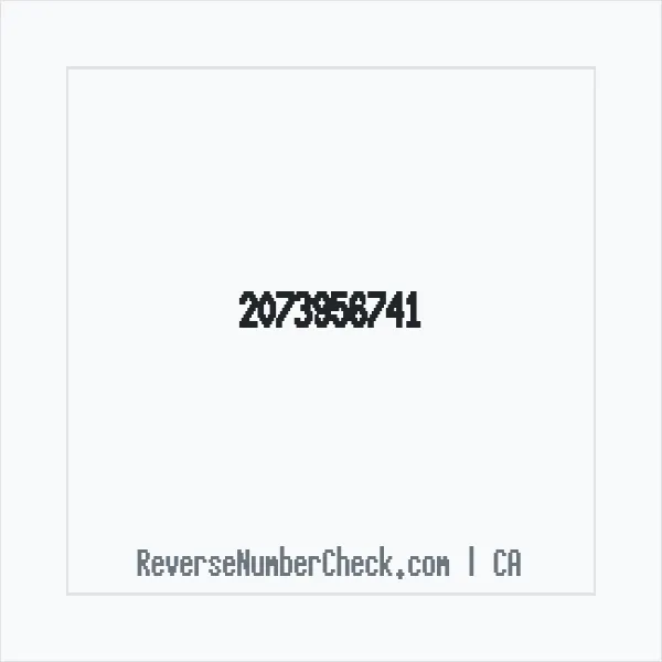 Phone number +1 (207) 395-6741 image