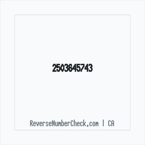 Phone number +1 (250) 364-5743 image
