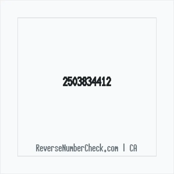 Phone number +1 (250) 383-4412 image