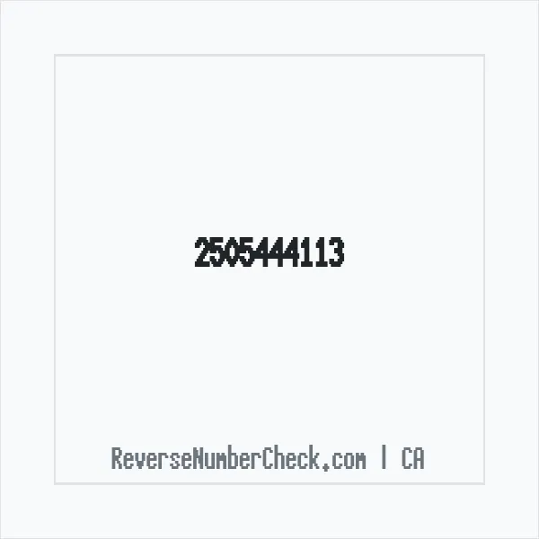 Phone number +1 (250) 544-4113 image