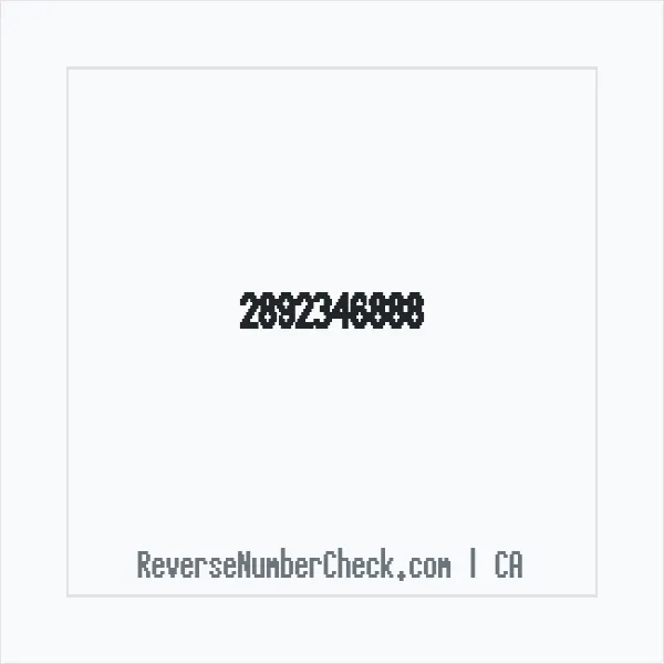 Phone number +1 (289) 234-6888 image