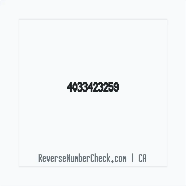 Phone number +1 (403) 342-3259 image