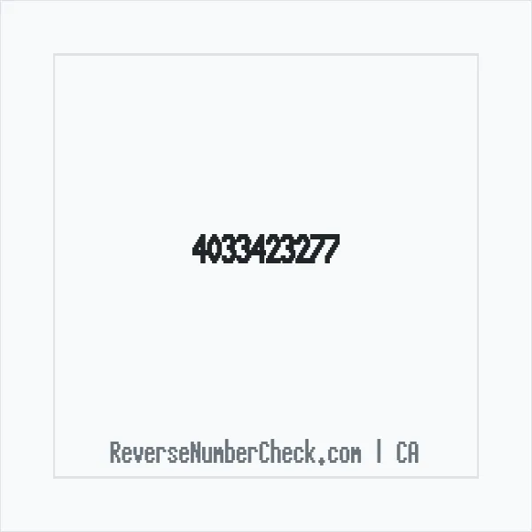 Phone number +1 (403) 342-3277 image