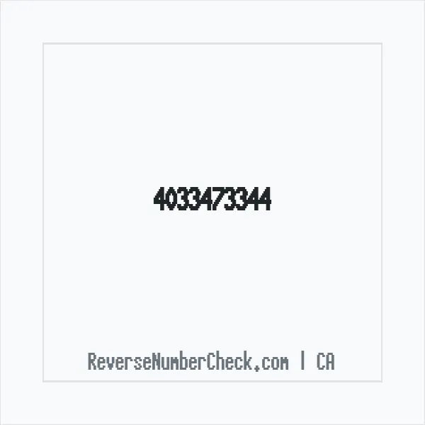 Phone number +1 (403) 347-3344 image