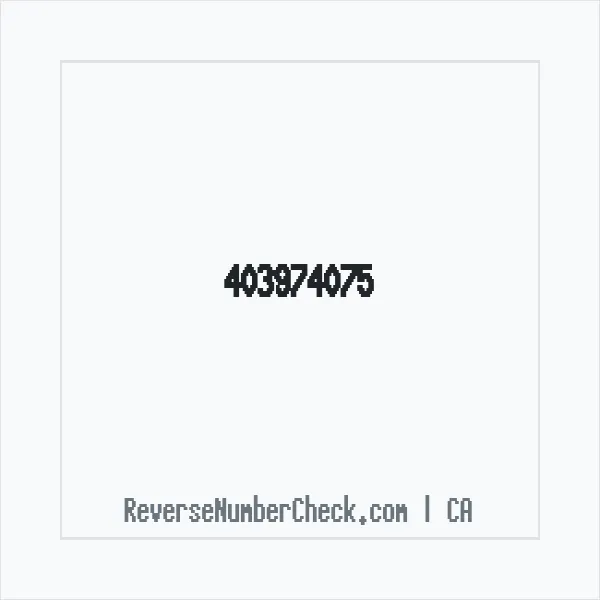 Phone number +1 403974075 image
