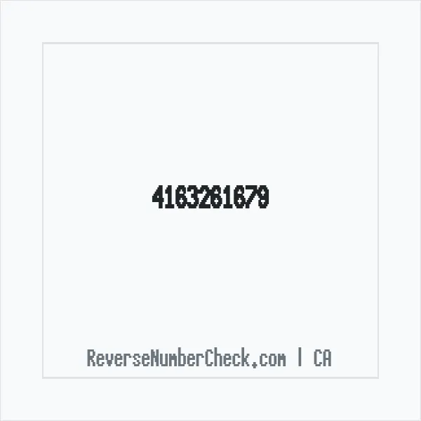 Phone number +1 (416) 326-1679 image