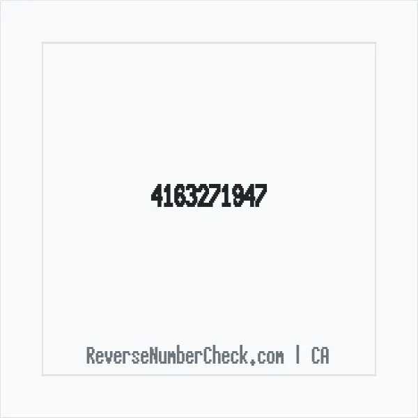 Phone number +1 (416) 327-1947 image