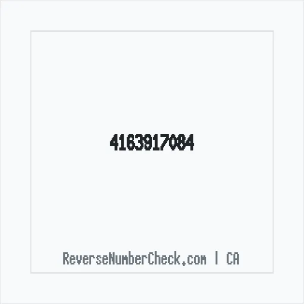Phone number +1 (416) 391-7084 image