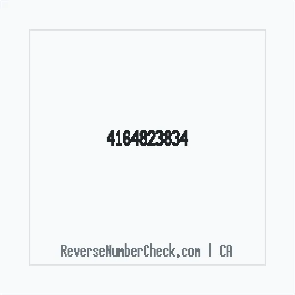 Phone number +1 (416) 482-3834 image