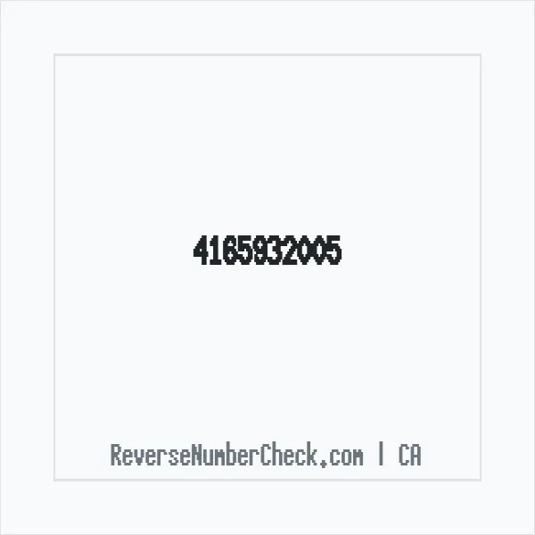 Phone number +1 (416) 593-2005 image