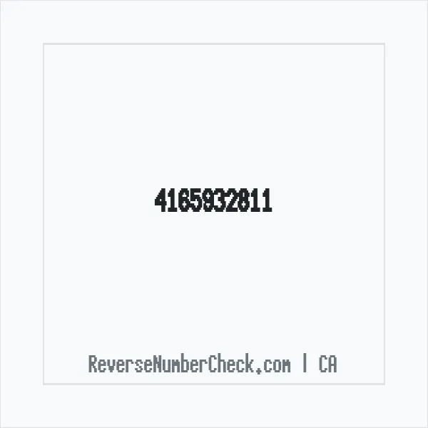 Phone number +1 (416) 593-2811 image